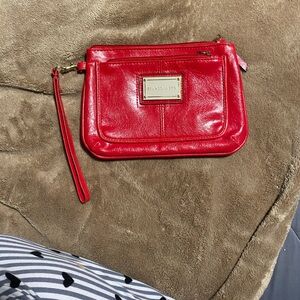 Frank Sarto Red Women's Wristlet